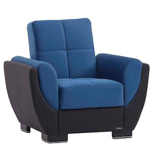 Basics Air Collection Convertible Turquoise Armchair with Storage