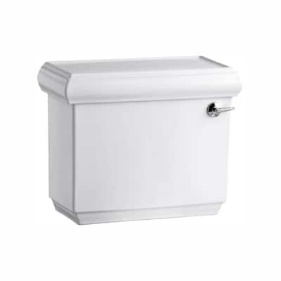 Memoirs Classic 1.28 GPF Single Flush Toilet Tank Only with Right Hand Trip Lever and AquaPiston Flush in White