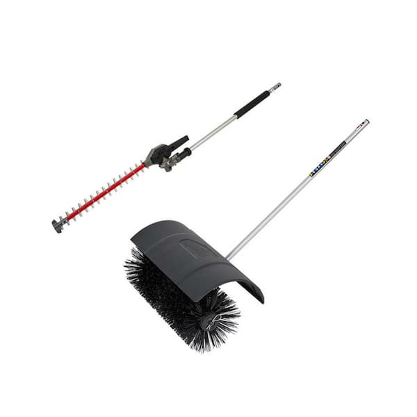 M18 FUEL QUIK-LOK Articulating Hedge Trimmer Attachment and M18 FUEL QUIK-LOK Bristle Brush Attachment (2-Tool)