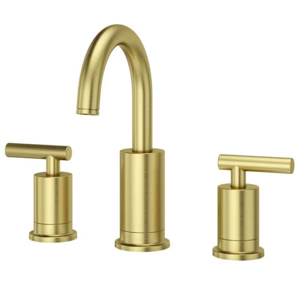 Pfister Contempra 8 in. Widespread 2-Handle Bathroom Faucet in Brushed Gold