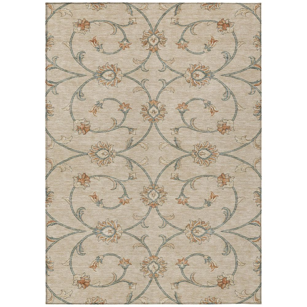 Chantille Machine Washable Indoor/Outdoor Abstract ACN3079 Flax 9 ft. x 12 ft. Area Rug price history on PriceWatchPro