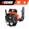 ECHO 234 MPH 756 CFM 63.3 cc Gas 2-Stroke X Series Backpack Leaf Blower with Hip Throttle PB-770H