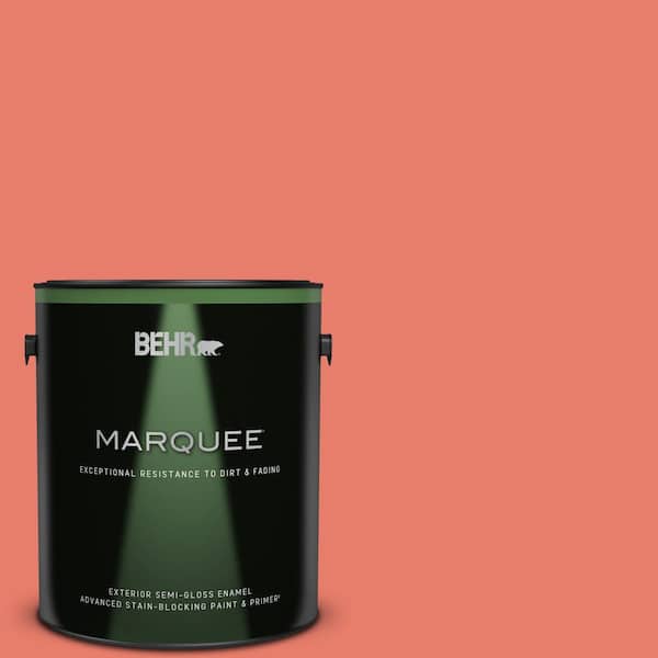BEHR MARQUEE 1 gal. Home Decorators Collection #HDC-SM14-12 Cosmic Coral Semi-Gloss Enamel Exterior Paint & Primer