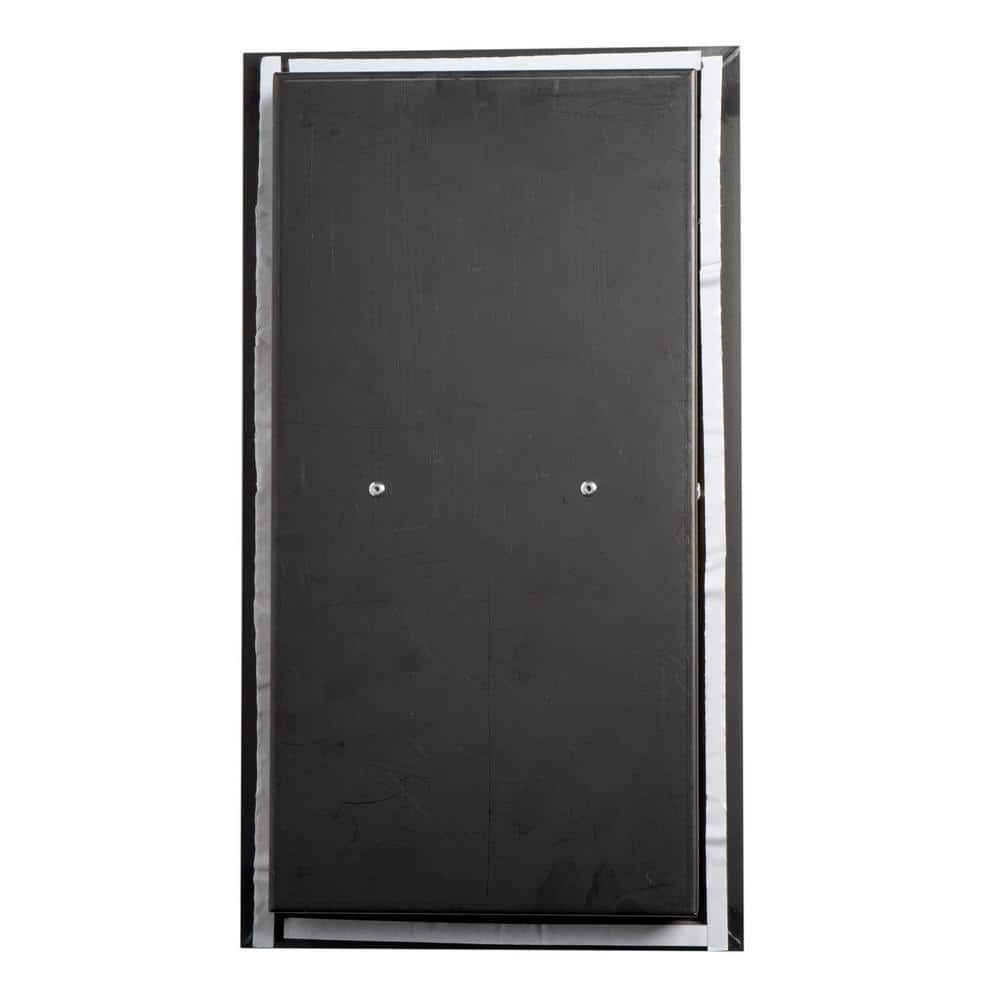 Brushed Black Stainless Steel Recessed Toilet Paper Holder Niche