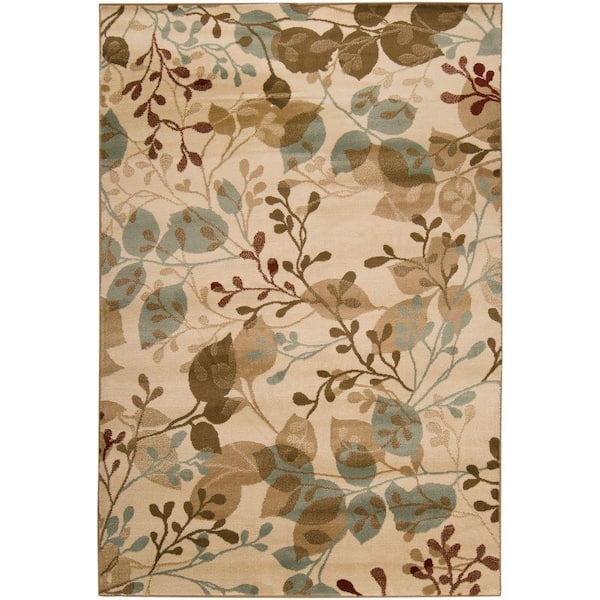 Livabliss Saltillo Raw Umber 5 ft. x 8 ft. Area Rug