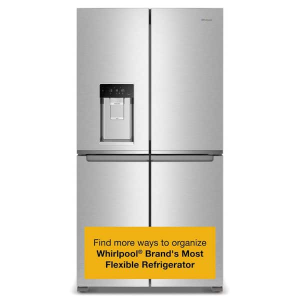 36 in. 19.2 cu. ft. Counter Depth French Door Refrigerator in Fingerprint Resistant Stainless Steel