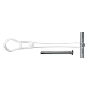 3/8 in. x 2-1/2 in. HTB-3 Toggle Bolt Drywall Anchor with Zinc-Plated Slotted Round Head Screw (4-Pack)