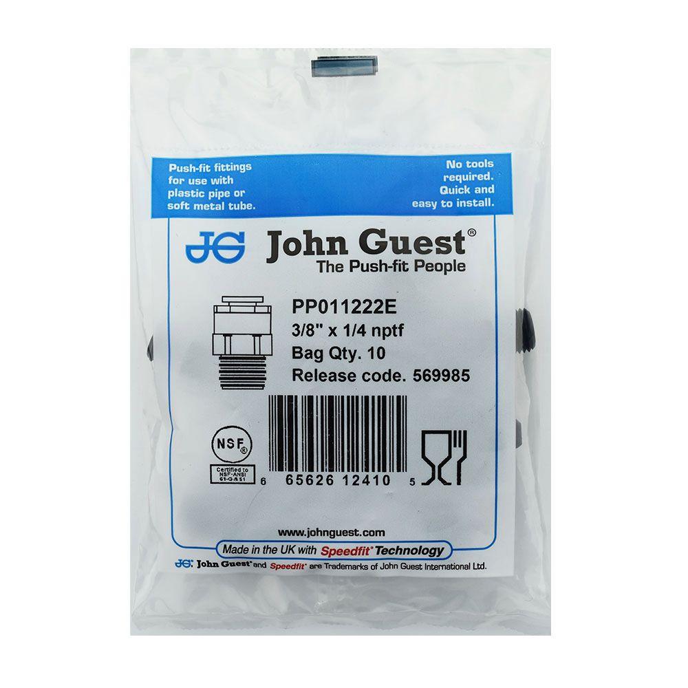 JG JOHN GUEST CM TERMINALE DIRITTO TUBO 15 Mm X 3/8" FILETTO BSP - Foto 8