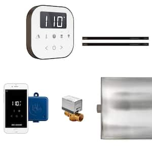 AirButler Max Linear Steam Generator Control Kit/Package in White Oil Rubbed Bronze