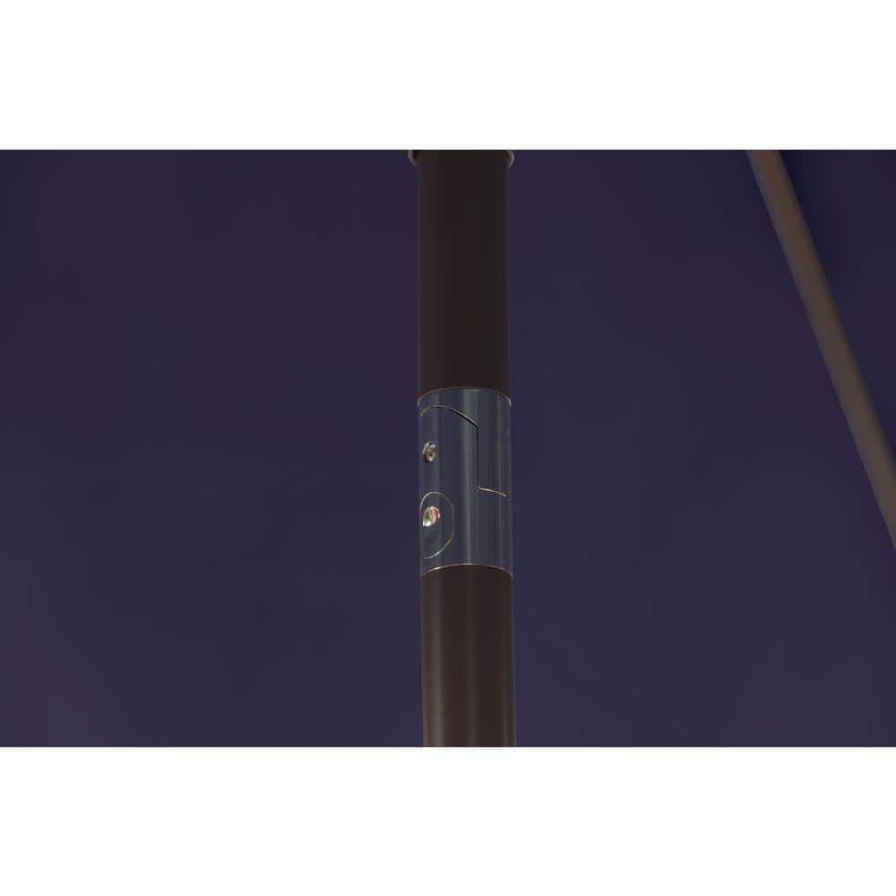 Navy Blue 9 Ft Steel Outdoor Patio Umbrella with UV Protection