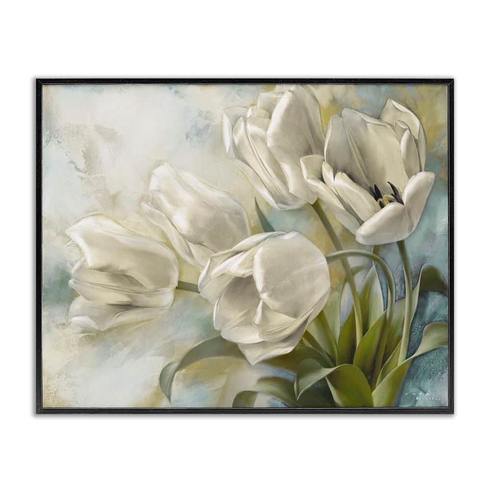 Curling Tulip Blooms by Igor Levashov Black Framed Nature Giclee Art Print 16 in. x 20 in. price history on PriceWatchPro