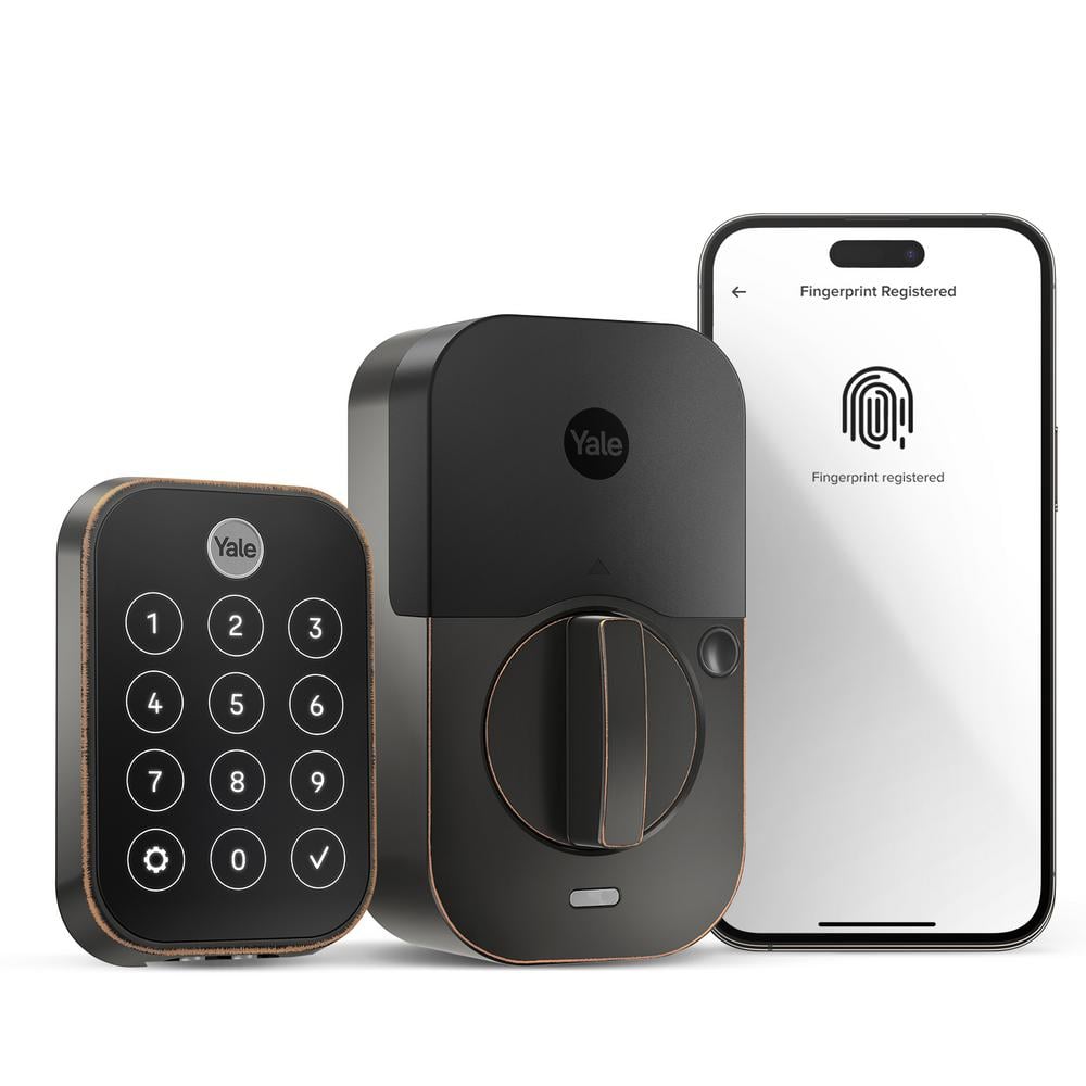 Oil Rubbed Bronze Wi-Fi Smart Door Lock with Keypad