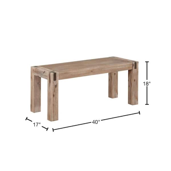 Alaterre Furniture Woodstock Brushed Driftwood 40 in. Acacia Alaterre Furniture Woodstock Brushed Driftwood 40 in. Acacia