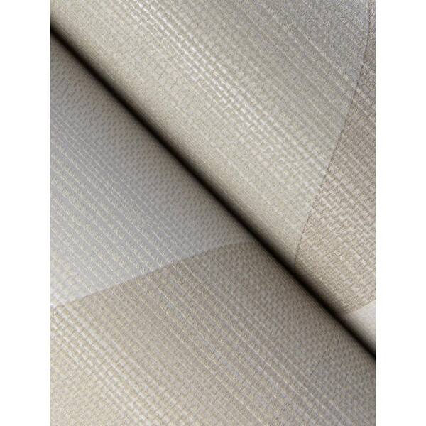 A-Street Prints Winslow Bone White Geometric Faux Grasscloth
