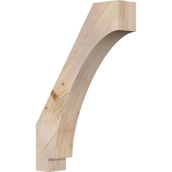 Ekena Millwork 5 1/2"W x 24"D x 36"H Imperial Smooth Knee Brace, Douglas Fir