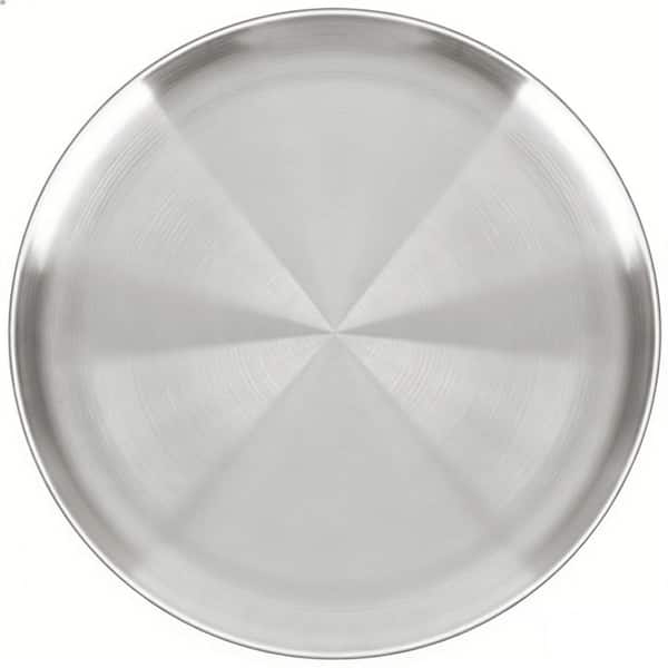 13.5 in. Pizza Pan for Oven, Non-Stick Large Round Stainless Steel Pizza Pans, Easy Clean & Dishwasher Safe