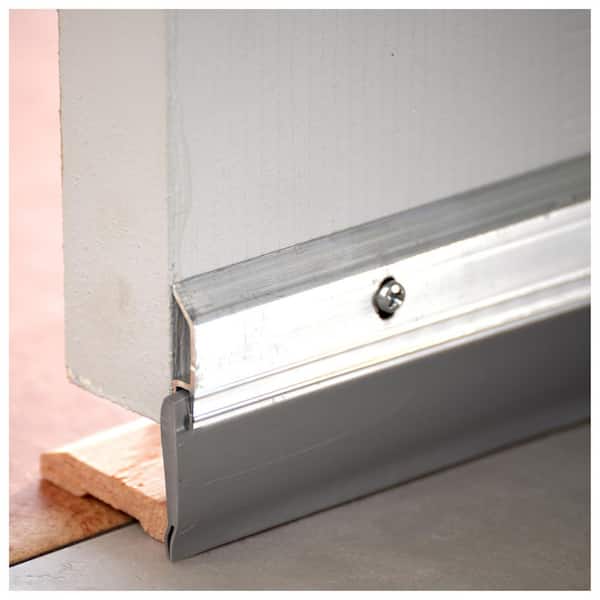 Frost King 2-3/8 in. x 36 in. Silver EX-Heavy Duty Door Sweep A82