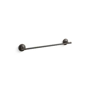 Eclectic 24 in. Wall Mounted Towel Bar in Oil Rubbed Bronze