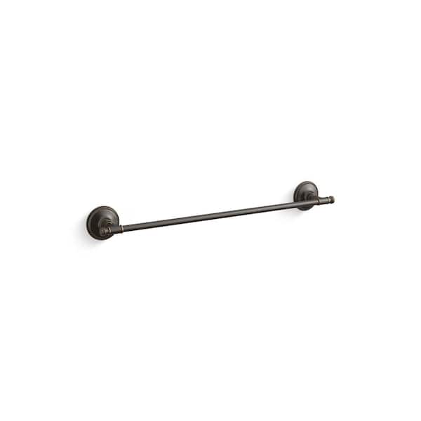 KOHLER Eclectic 24 in. Wall Mounted Towel Bar in Oil Rubbed Bronze