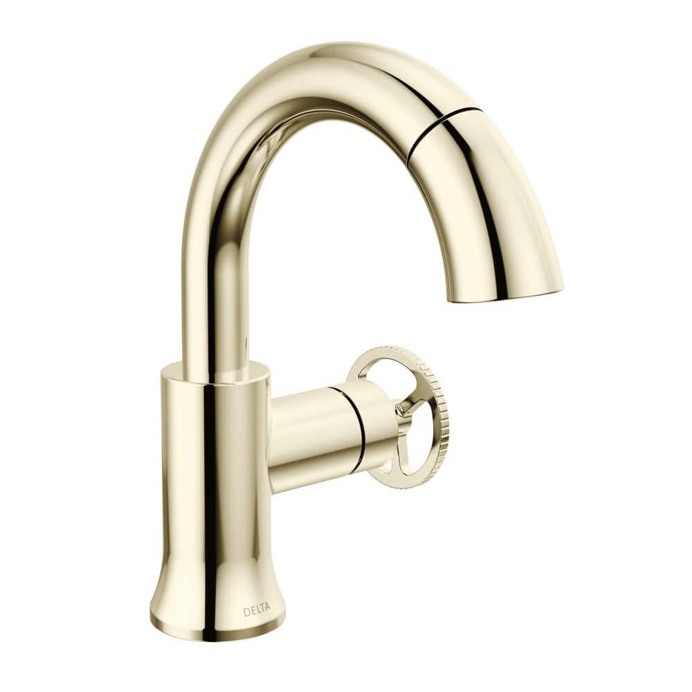 Trinsic Single Handle Single Hole Bathroom Faucet with High-Arc Pull-Down Spout in Polished Nickel price history on PriceWatchPro