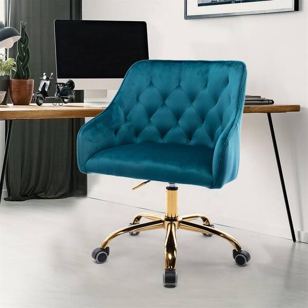 teal shell chair