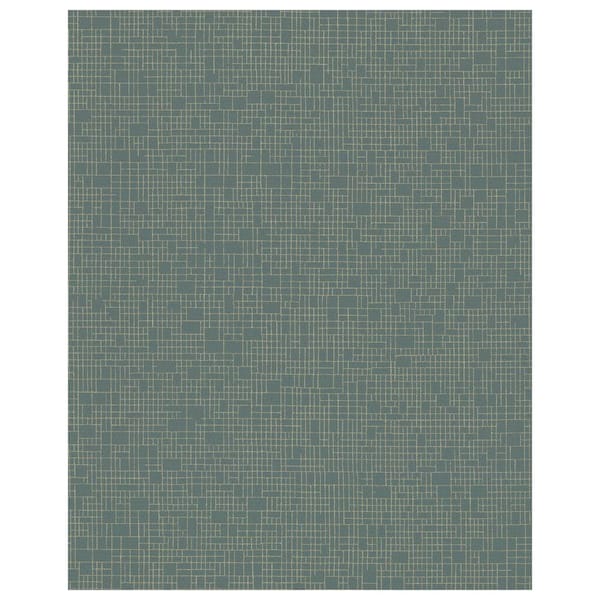York Wallcoverings Wires Crossed Blue Vinyl Strippable Roll (Covers 60.75 sq. ft.)