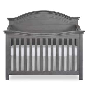 Belmar Rustic Grey Curve 5-in-1 Convertible Crib