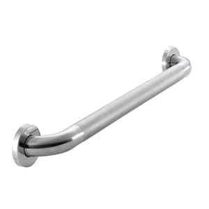 24 in. L x 3.1 in. ADA Compliant Grab Bar in Polished Stainless Steel