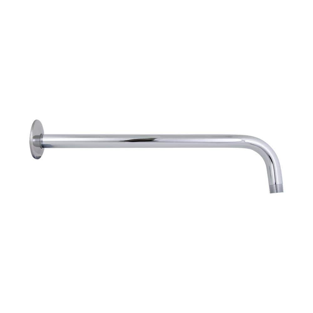 Polished Chrome 14.5-inch Steel Wall-Mounted Shower Arm