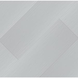 Dymo Stripe White 12 in. x 36 in. Glossy Ceramic Wall Tile (18 sq. ft./Case)