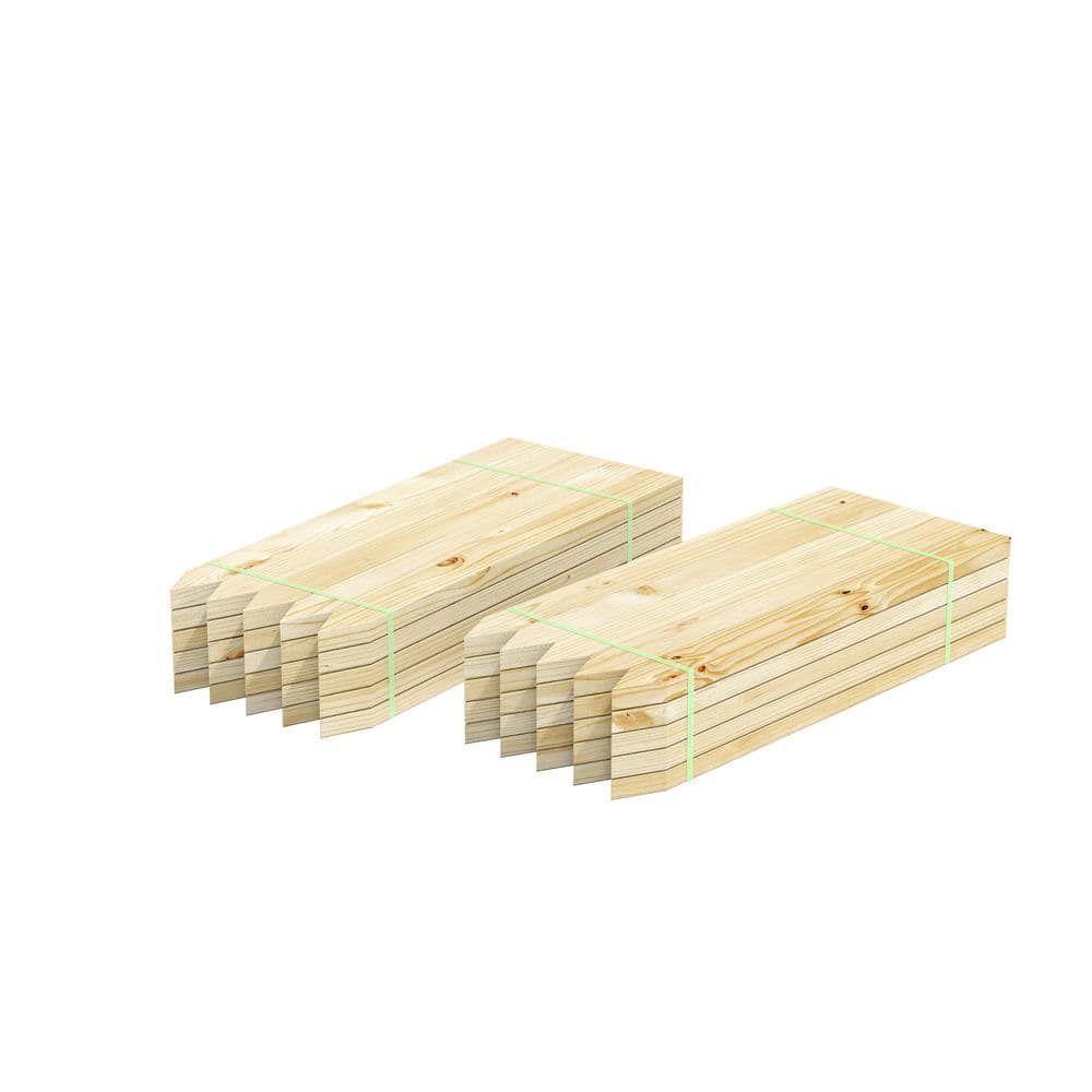 Greenes 16 in. Cedar Wood Garden Stakes (48-Pack)