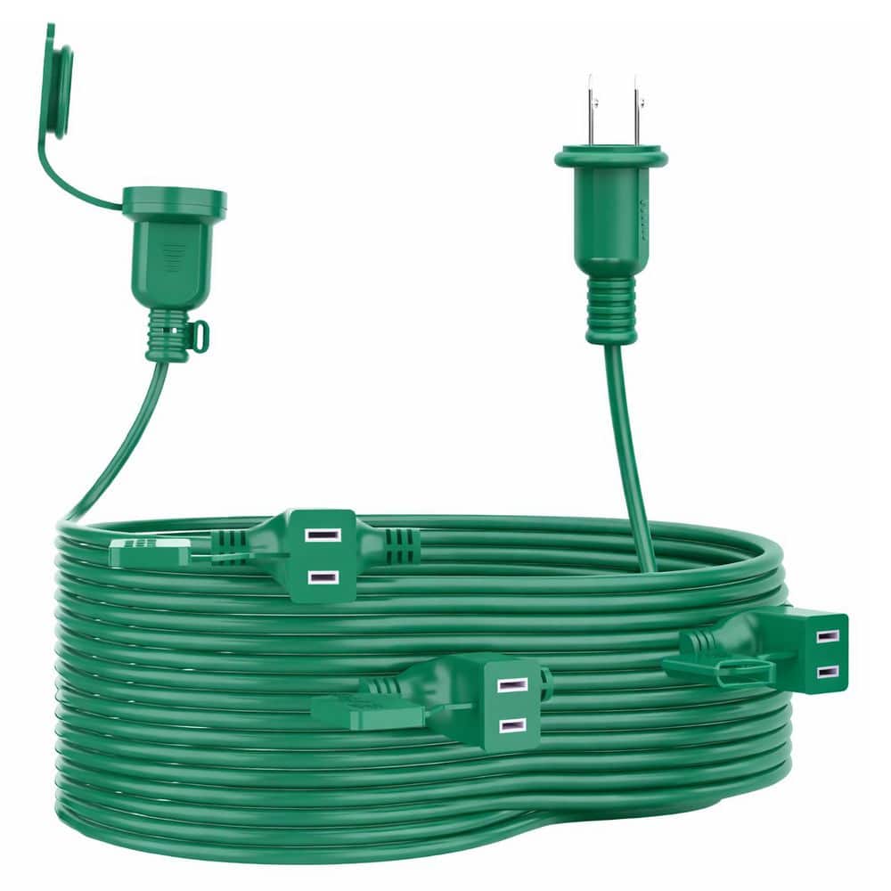25 ft. 1000W 16-Gauge 1-Conductor Outdoor Rated Braided Extension