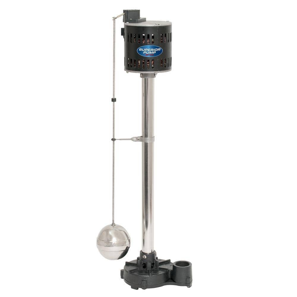 UPC 725113923014 product image for 1/3 HP Cast Iron/SSTL Pedestal Sump Pump | upcitemdb.com
