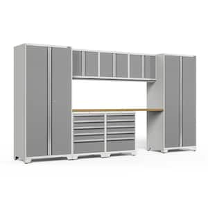 NewAge Products Pro Series 6-Piece 18-Gauge Steel Garage Storage System ...