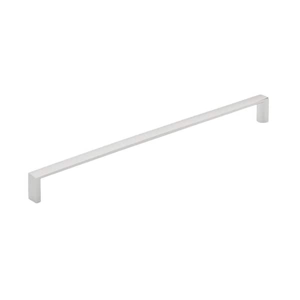 Amerock Metro 8-13/16 in. Center-to-Center Modern Polished Chrome Bar Cabinet Pull