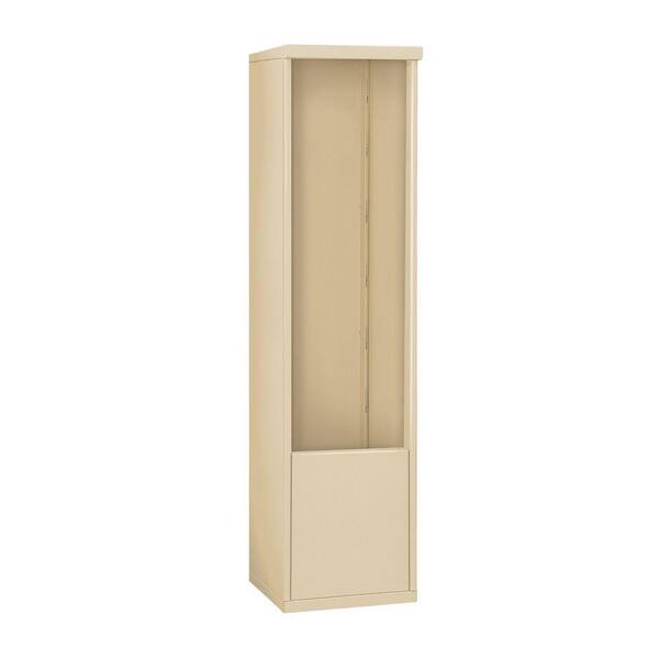 Salsbury Industries 3900 Series 17.5 in. W x 69.25 in. H x 19 in. D Free-Standing Enclosure for Salsbury 3713 Single Column Unit, Sandstone