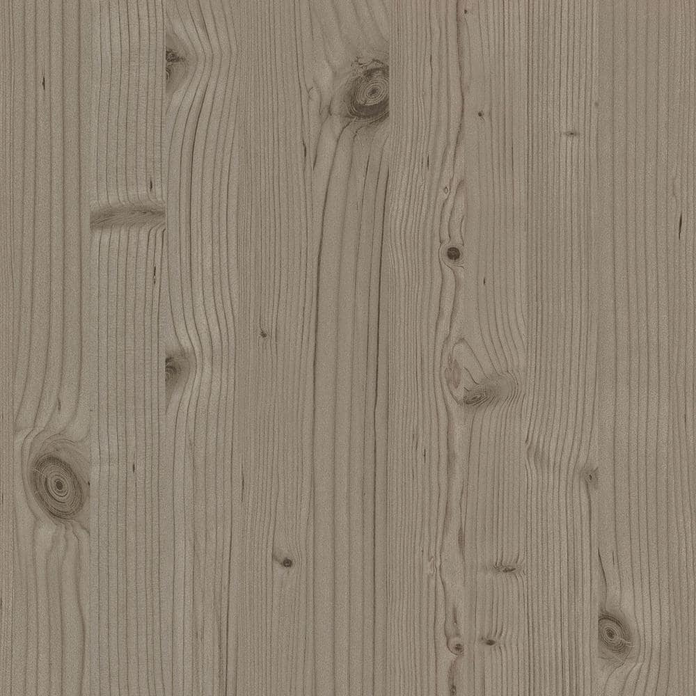 Uinta Taupe Wooden Planks Paper Strippable Roll (Covers 56.4 sq. ft.)