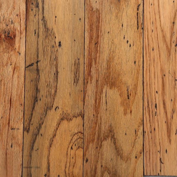 Bruce Distressed Oak Toast 3/8 in. Thick x 5 in. Wide Varying Length Engineered Hardwood Flooring (25 sq. ft. / case)