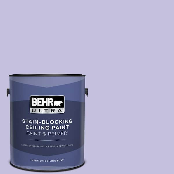 BEHR ULTRA 1 gal. #630A-3 Weeping Wisteria Ceiling Flat Interior Paint and Primer