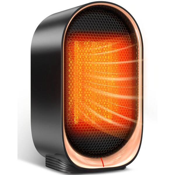 800W Purple Indoor Electric Heater Ceramic Tower Space Heater with