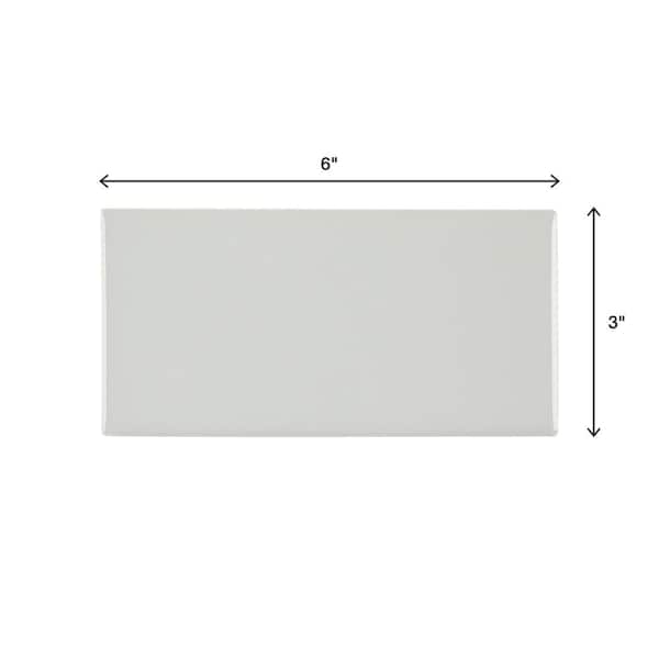 Daltile Re 3 In X 6 Glazed, 3×6 Gray Ceramic Subway Tile