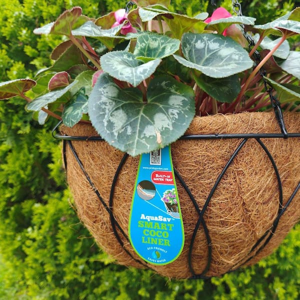 Pride Garden Products AquaSav Coconut Liner for hanging Baskets, 12 in