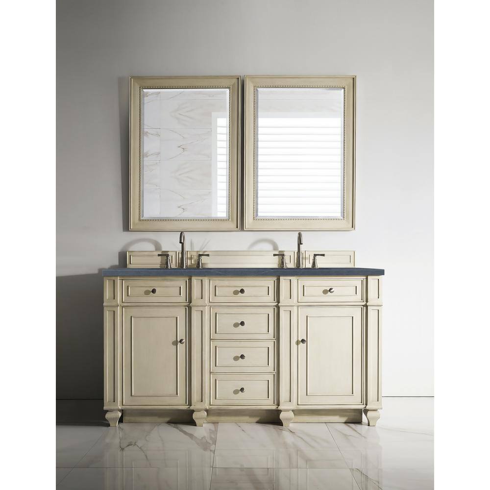 Vintage Vanilla 40" x 29" Rectangular Wood-Framed Mirror