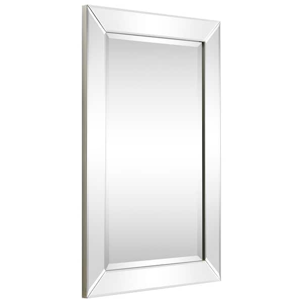 Empire Art Direct Medium Rectangle Clear Beveled Glass Modern Mirror (24 in. H x 36 in. W)
