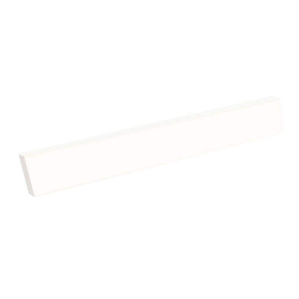 Bisque Solid Surface Vanity Side Splash 22-inch