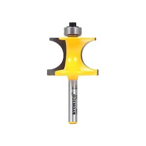 Bullnose Bead 3/4 in. Bead 1/4 in. Shank Carbide Tipped Router Bit