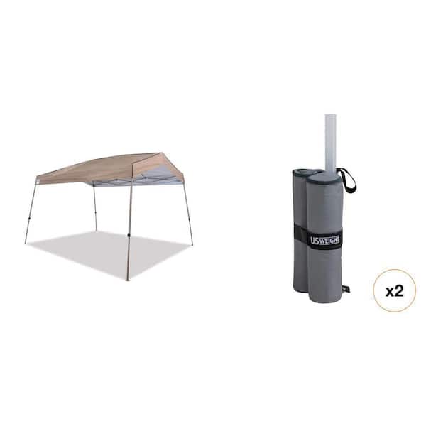 US Weight Titan Canopy Weight Bags (4-Pack) and 14 ft. x 12 ft. Pop Up Canopy Tent Combo