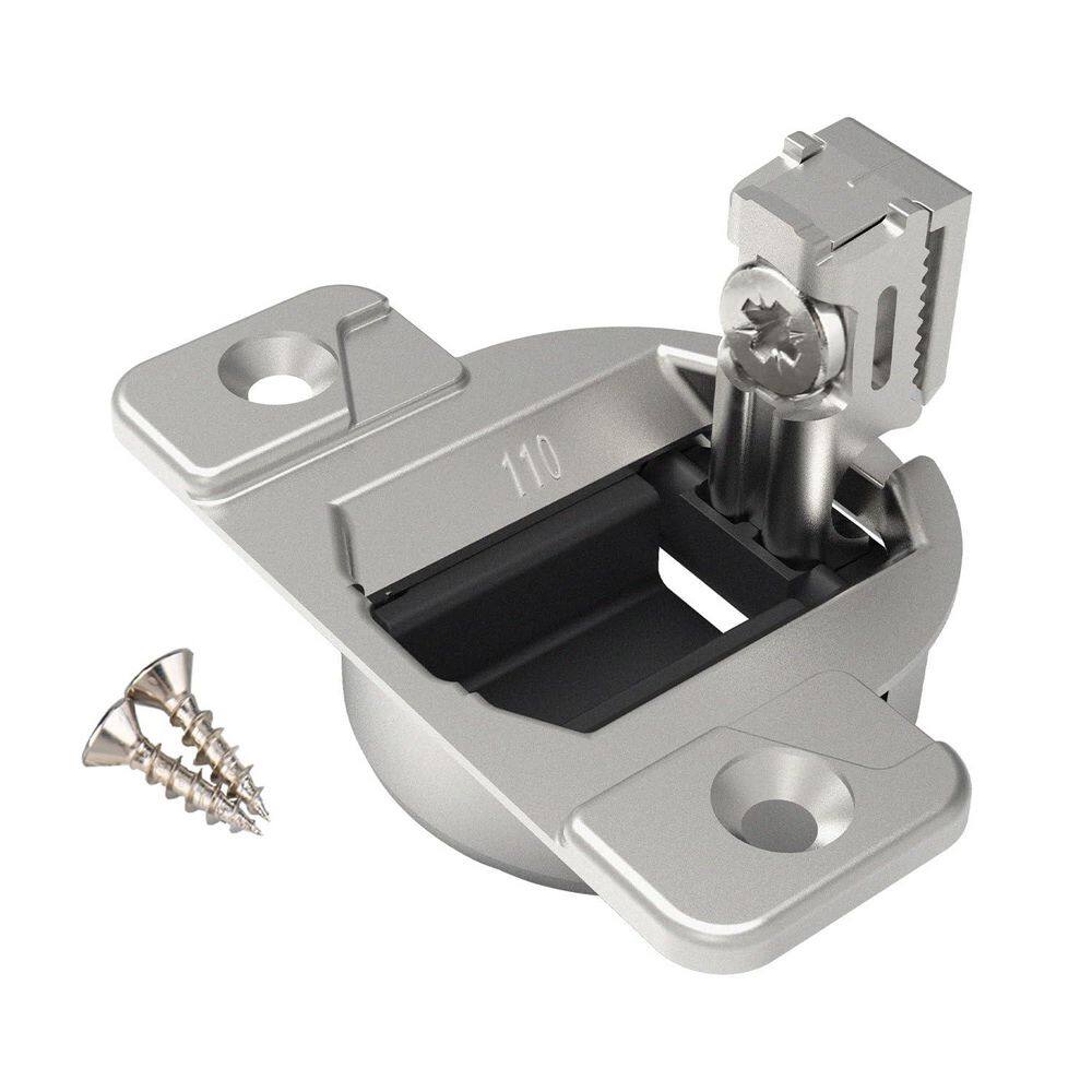 Face Frame 110° Opening Cabinet Door Hinges with Screws Nickel Finish European Style 8-Pack price history on PriceWatchPro