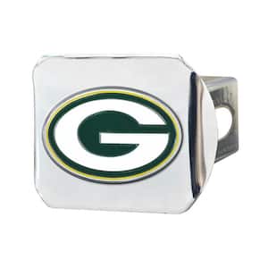 NFL - Green Bay Packers 3D Color Emblem on Type III Chromed Metal Hitch Cover