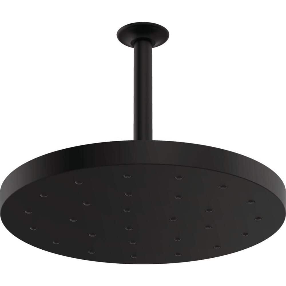 Venetian Bronze Ceiling Mount Shower Arm with Flange